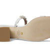 Stuart Weitzman Goldie 60 Block Slide White 8.5 B