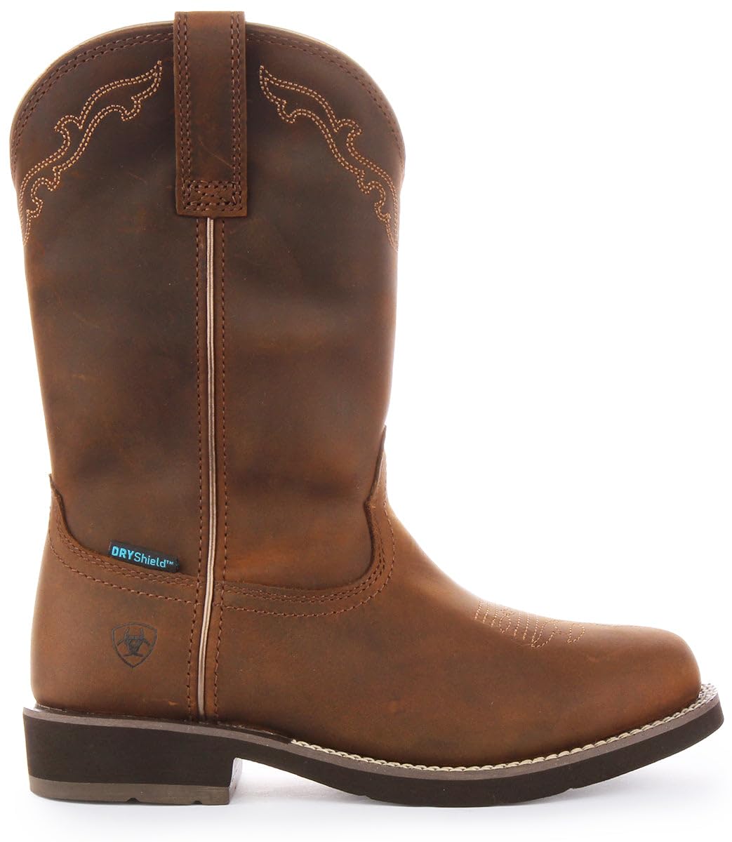 ARIAT Women’s Delilah Round Toe Waterproof Western Boot