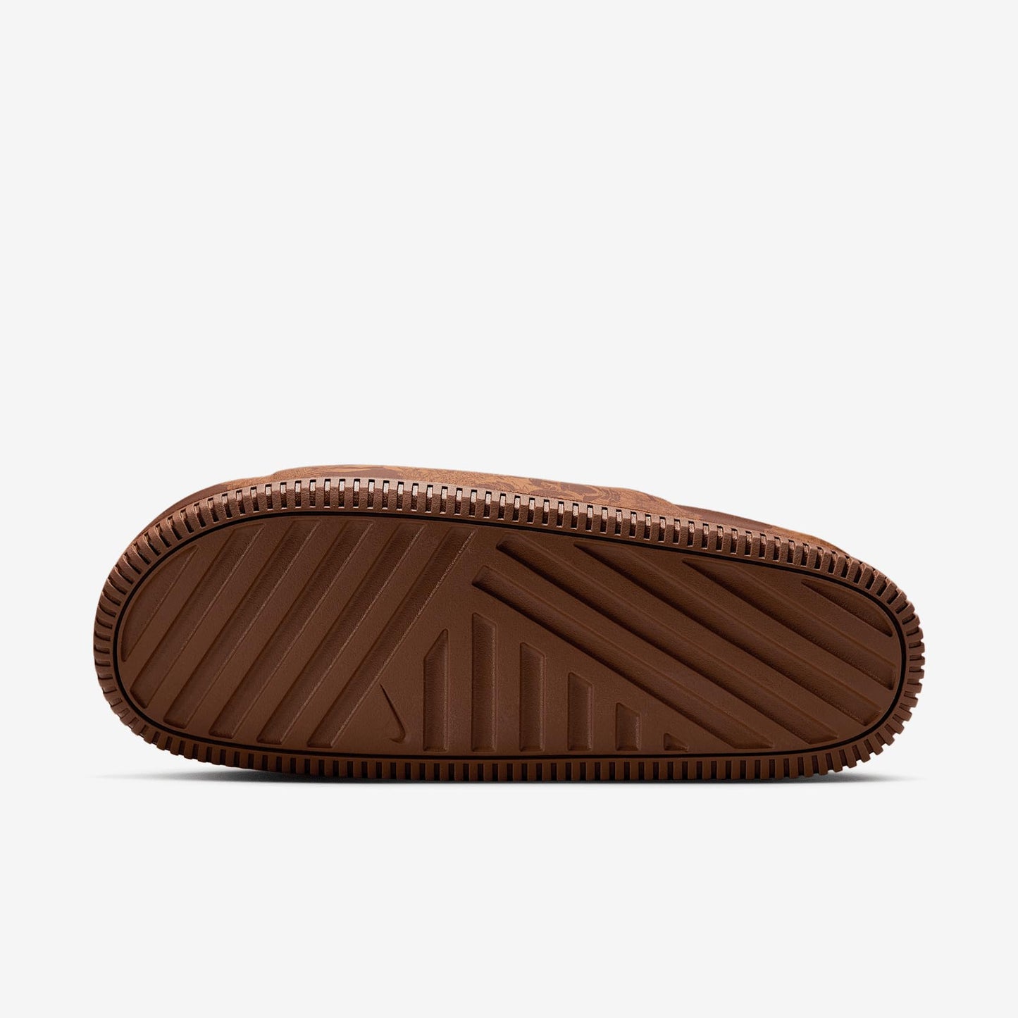 Nike Calm Printed Men's Slides (HQ1125-200, Cinnamon/Monarch) Size 8
