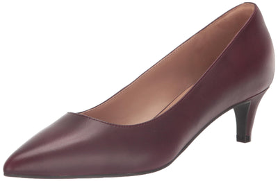 Cole Haan Women's Vandam Pump 45 mm Bloodstone Suede Waterproof 7 Medium