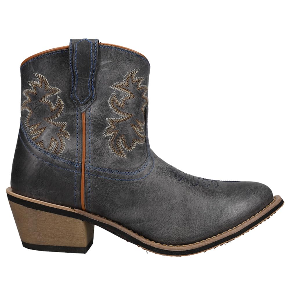 Laredo Women's Bootie Western Boot, Navy, 8
