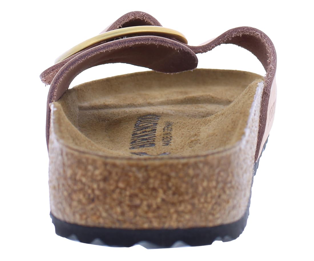 Birkenstock Madrid Big Buckle Narrow Unisex Shoes Size 6, Color: Soft Pink