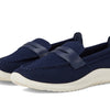 Cole Haan Women's Zerogrand Meritt Stitchlite Loafer, MAR Blue KNT/Ivory, 6.5 Wide