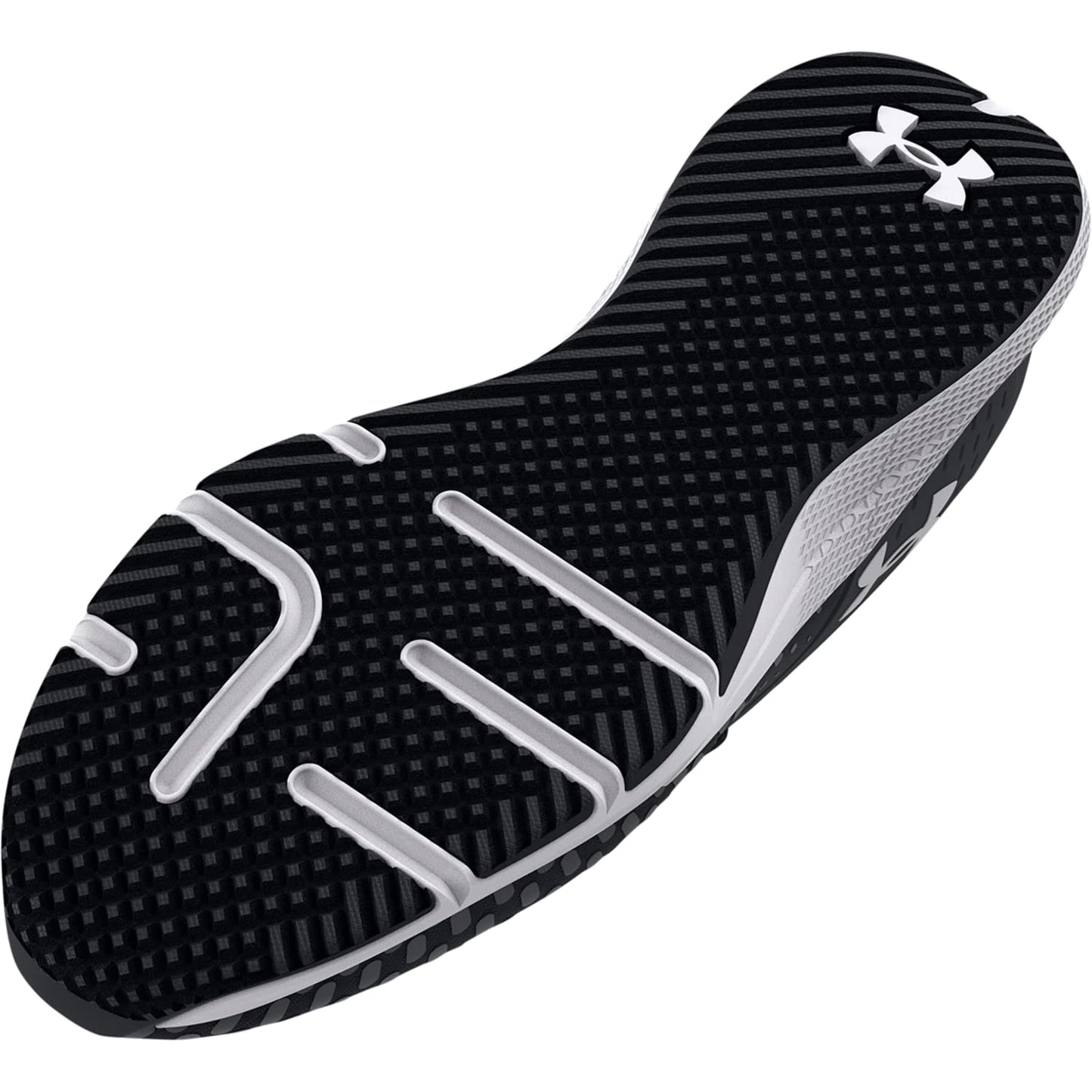 Under Armour Men's Charged Engage 2 Training Shoe, (001) Black/White/Black, 7