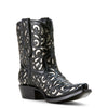 ARIAT Women's Valentina Western Boot, Black Jasper/Platinum, 7