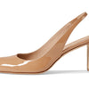 Stuart Weitzman Women's Vida 75 Slingback Pump, Adobe, 9.5