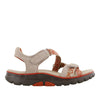 Taos Footwear Women's Zen Stone/Brick Sandal 6 M US
