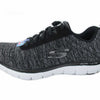 Skechers womens Flex Appeal 2.0 Sneaker, Black/White, 10 US