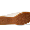 BORN Brin Women’s Flats White Leather Square Toe Bow Slip-On Shoes Size 9.5 M