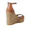 Stuart Weitzman Nudistcurve Espadrille Wedge Tan 1 8.5 B
