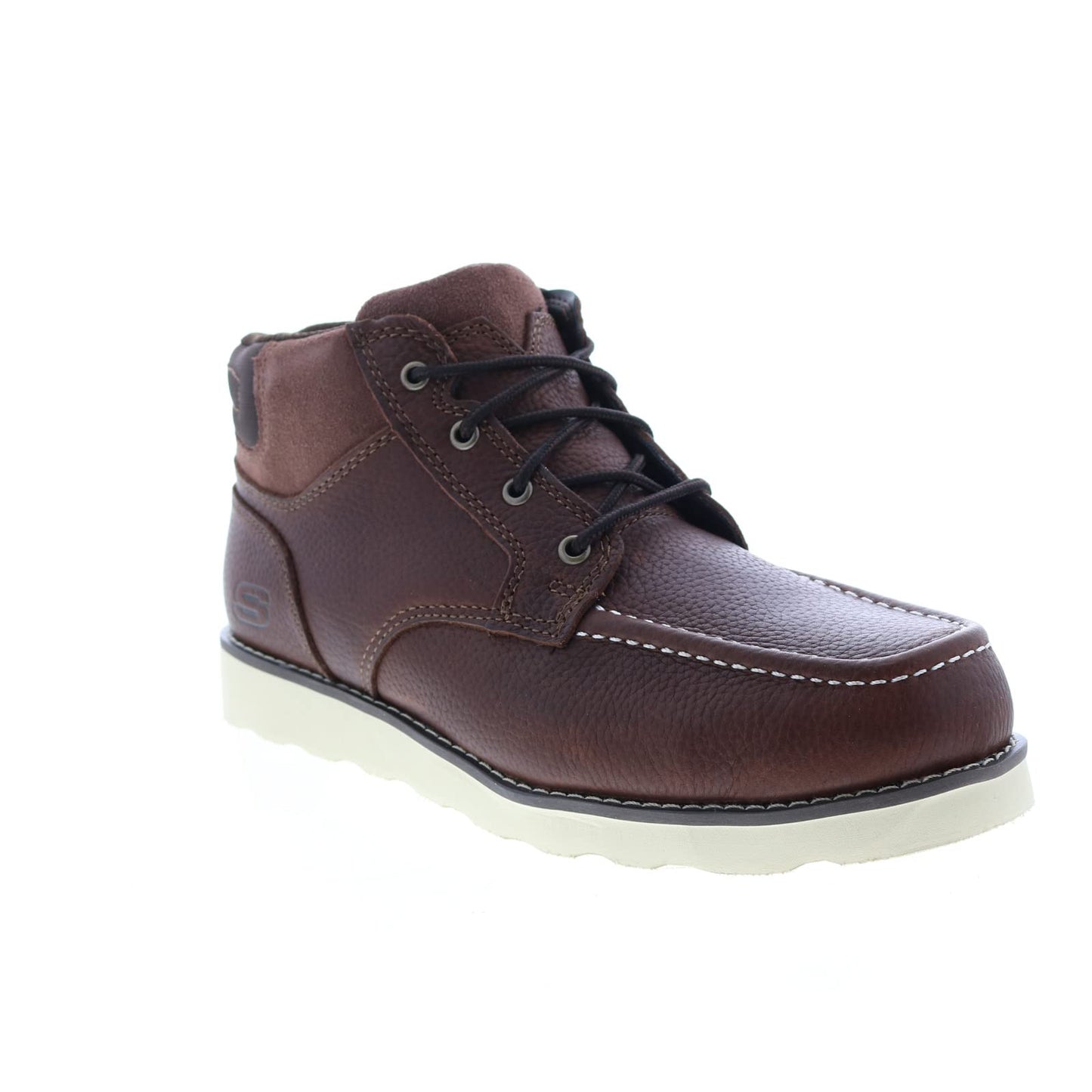 Skechers Men's Work Relaxed Fit®: Kadmiel Utility Boot, Dark Brown, 10