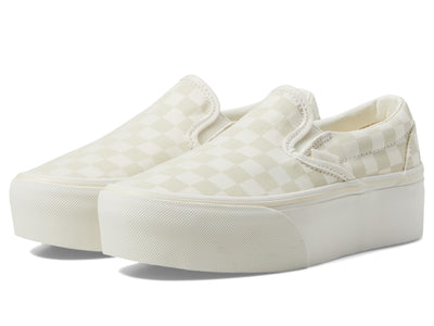 Vans Unisex Classic Slip-On Stackform White Men 9.5 Women 11 Medium