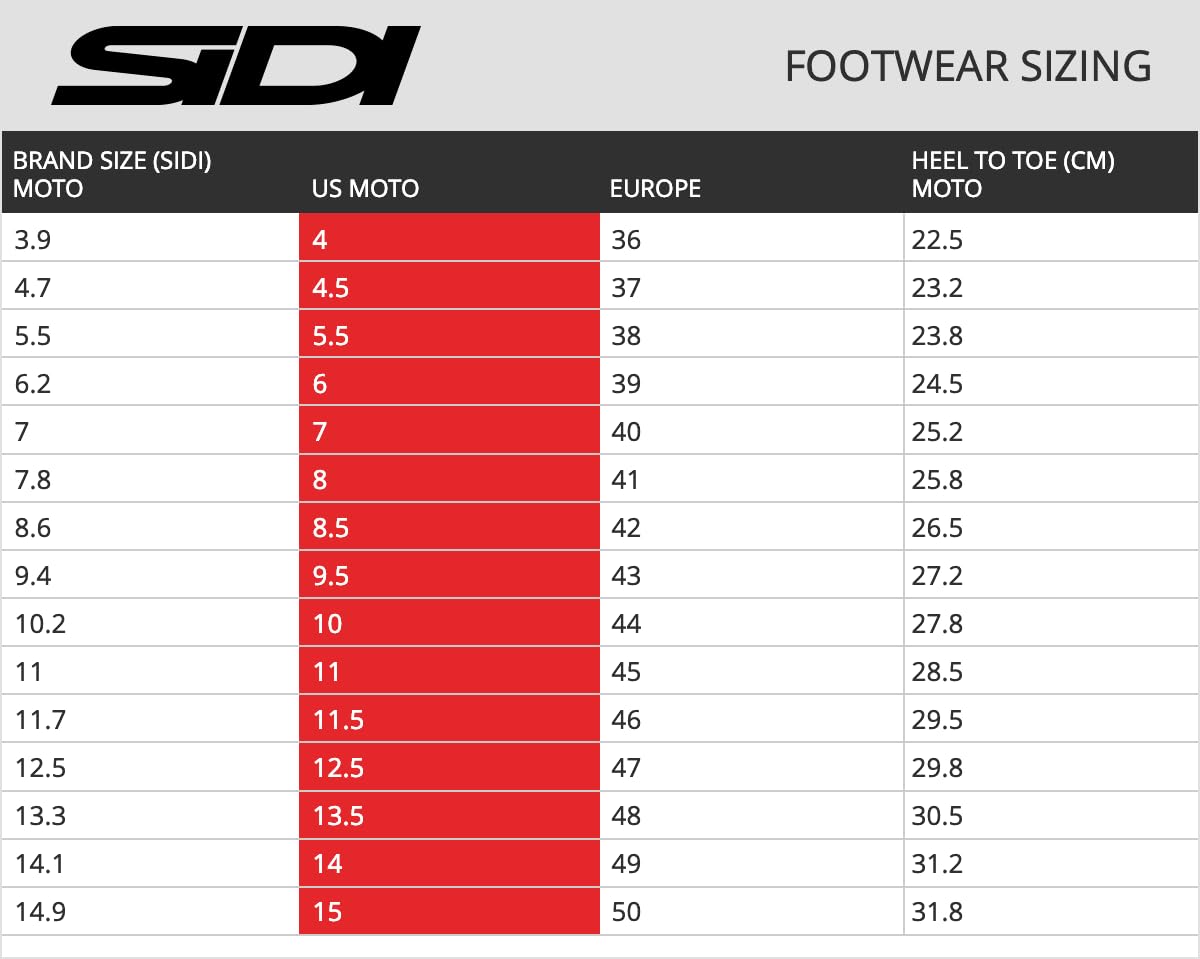 SIDI REX AIR BOOTS BLACK RED 44