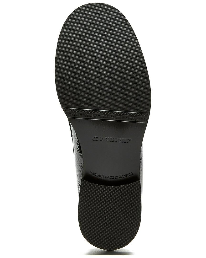 La Canadienne Dalilah Black Crinkle Patent 6.5 M (B)