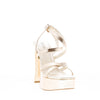 Michael Kors Paola Platform Sandal Pale Gold 8.5 M