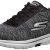 Skechers Women's Go Walk 5 True Sneaker, Black/White, 11