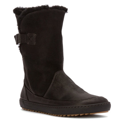 Birkenstock Woodbury Shearling Lined Black Nubuck 39 (US Women's 8-8.5)