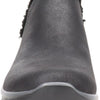 Skechers Women's EASY GOING - Buried - Scooped Collar Bootie with Faux Fur Trim Boot, black, 8.5 M US
