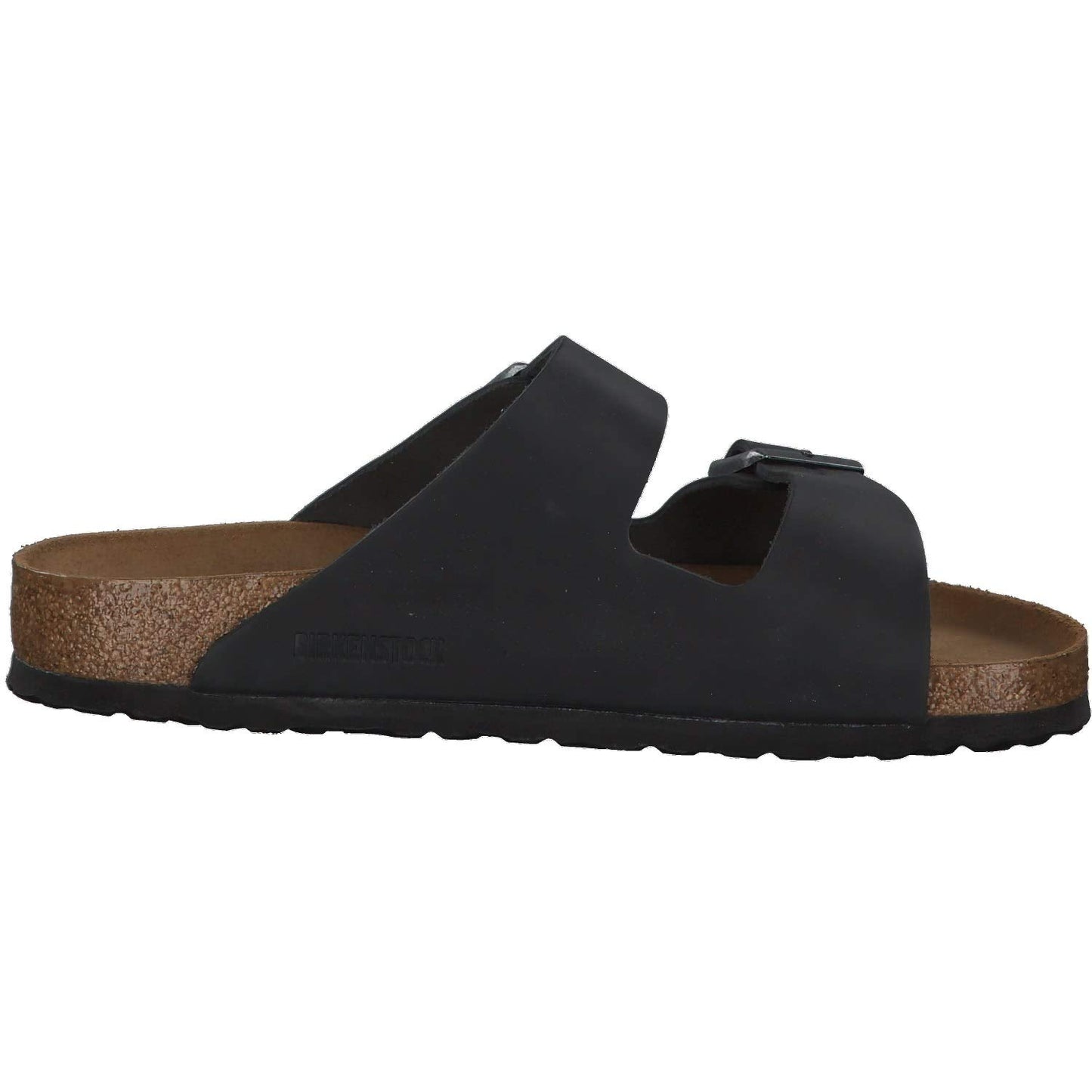 Birkenstock BIRK-552111 Arizona Leather Sandals, Black, 43 (US Men's 10)