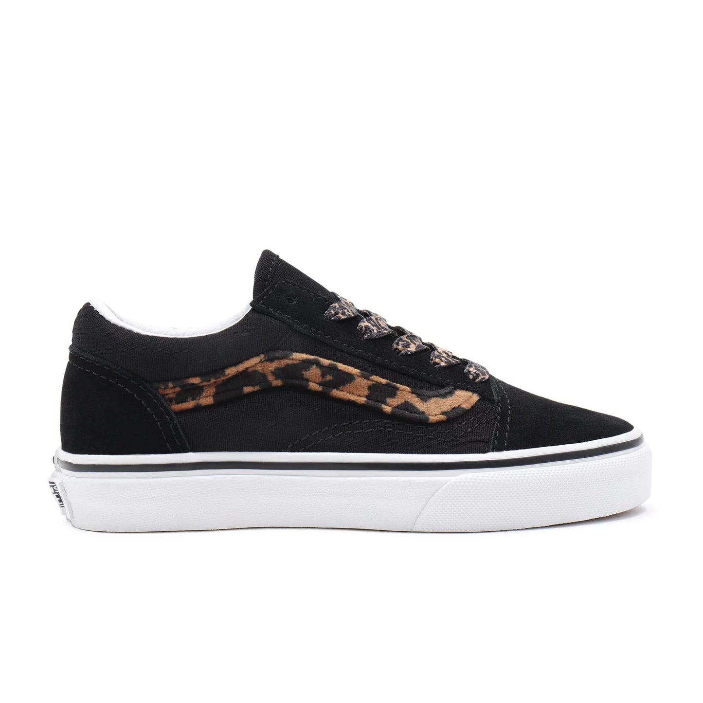 Vans Kids' UY Old Skool, Leopard/Black/True White NUO, 12.5 Little Kid