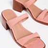 Madewell Women's Ora Double Strap Sandals, Dried Rose, Pink, 8 Medium US