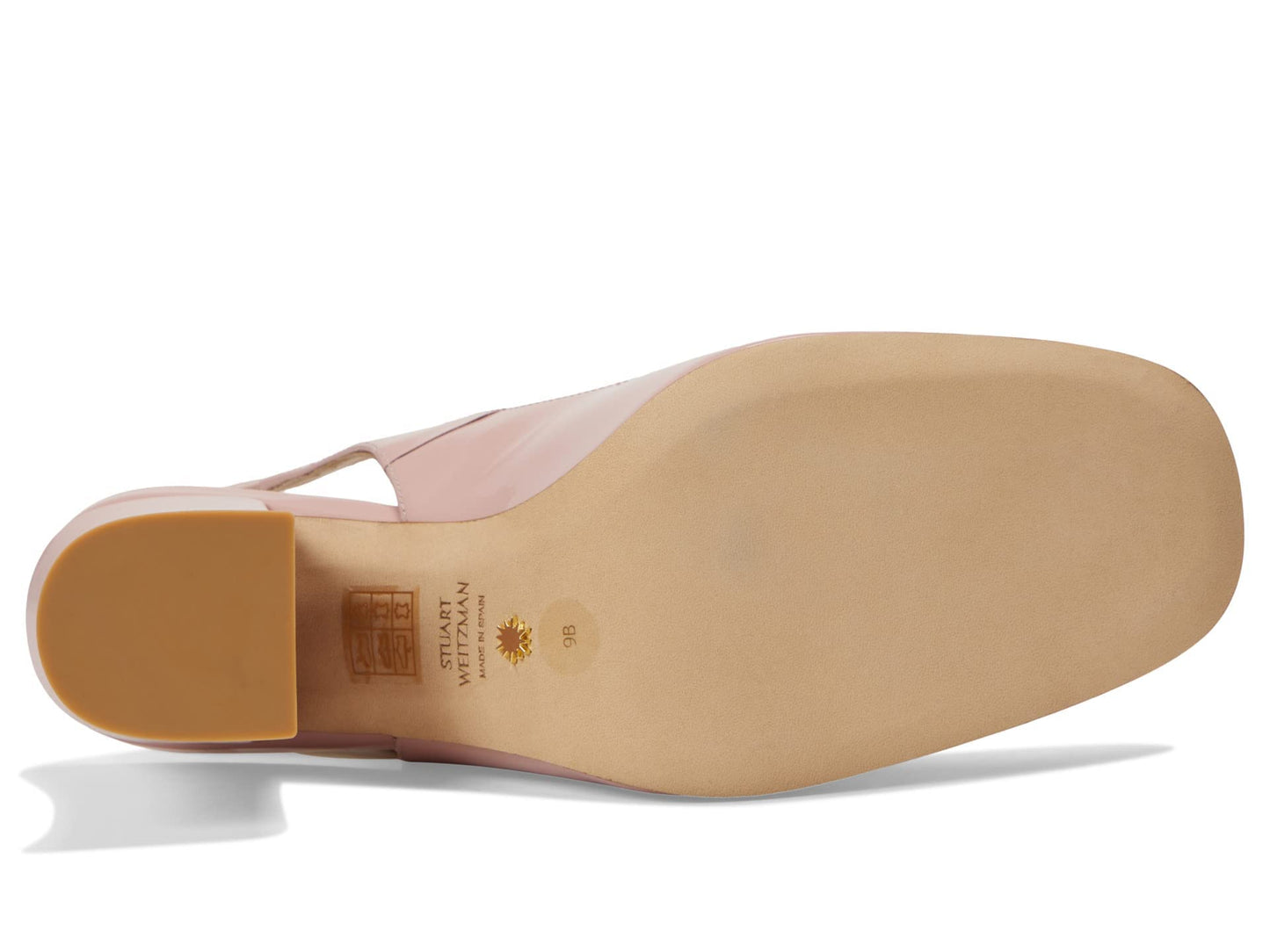 Stuart Weitzman Curveblock 85 Slingback Pump Ballet 11 B