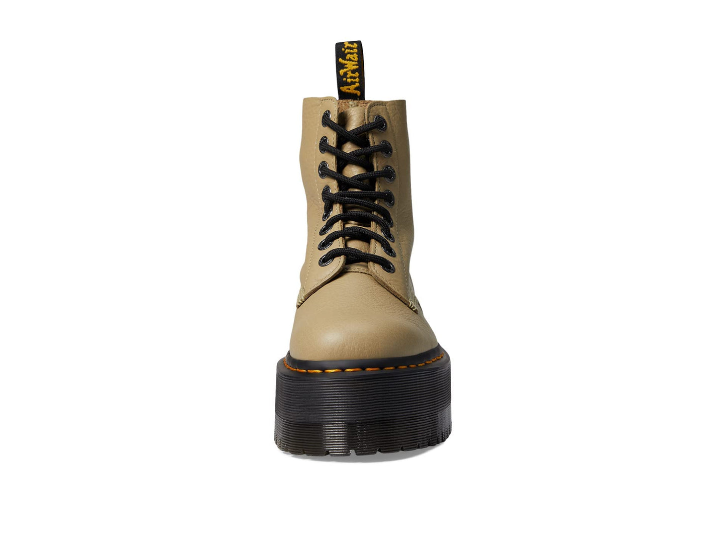 Dr. Martens Pascal Max Women's 1460 Combat Boots, Light Olive., 9 UK