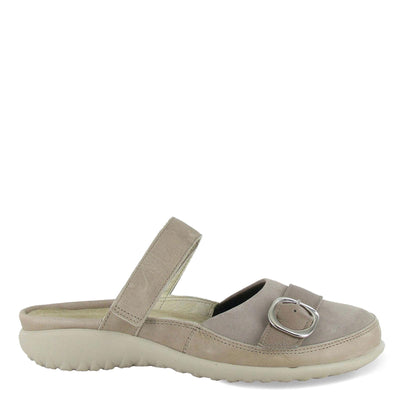 NAOT Footwear Women's Hongi Maryjane Khaki Beige Leather/Stone Nubuck/Soft Stone Leather - 11 M US