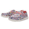 HEYDUDE Girl's Wendy Youth Shoes White Leopard