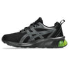 ASICS Kid's Gel-Quantum 90 IV Grade School Sportstyle Shoes, 3.5, Black/NEON Lime