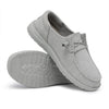 HEYDUDE Women's Wendy Funk Mono Slip On Shoe, Grey Size 6 | Stretch Knit Upper, Cushioned Foam Insole, Ultralight Casual Loafer