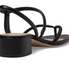 Cole Haan Calli Thong Block Heel Sandal 40 mm Black Leather 7.5 B (M)