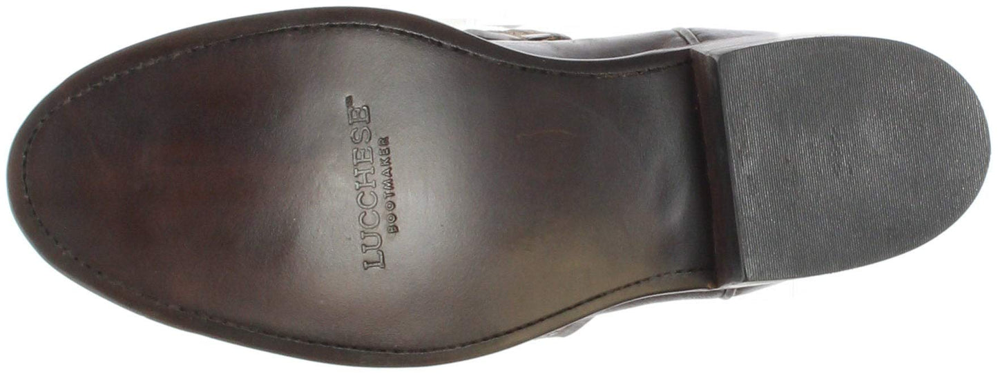 Lucchese Bootmaker Men's Jasper-ch Mad Dog Goat Riding Boot, Chocolate, 10 D US