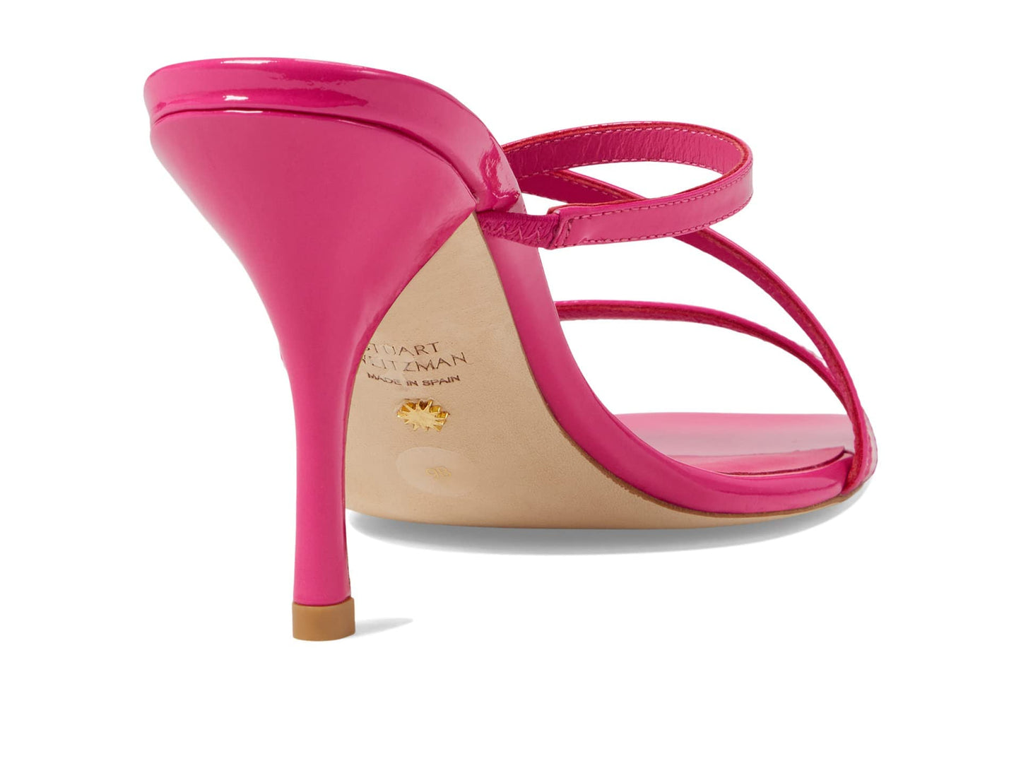 Stuart Weitzman Strapeze 85 Slide Magenta 9 B