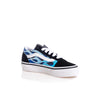 Vans Kid Old Skool Sneaker, (Camo Flame) Blue/Ice Camo, Size 13 Little Kid