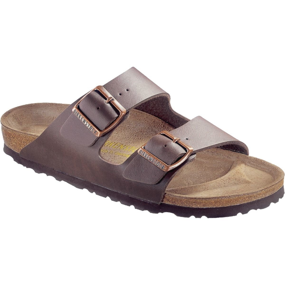 Birkenstock Women's Arizona Double Buckle Cork Sandals Brown Size 43
