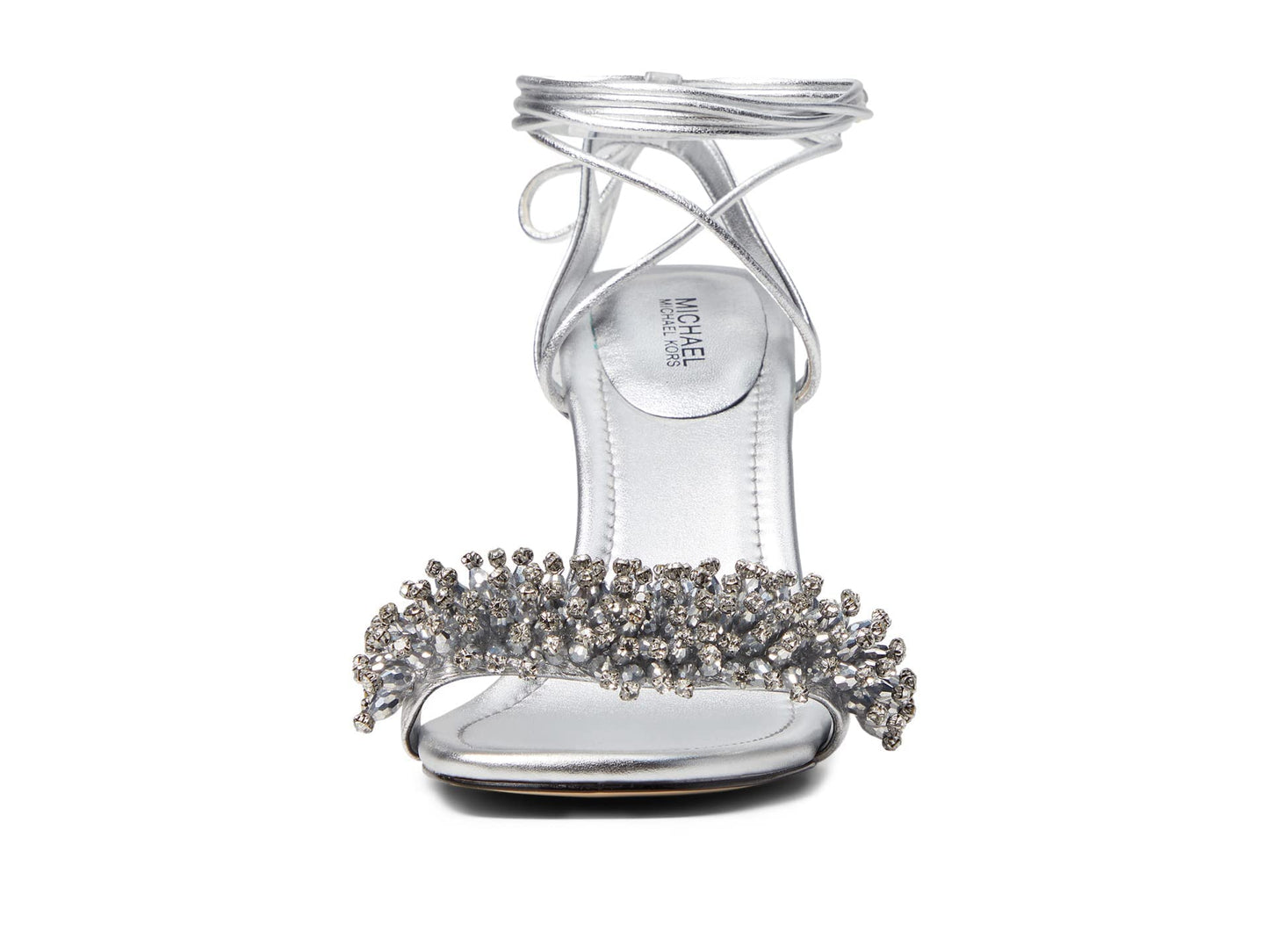 Michael Kors Lucia Sandal Silver 7.5 M
