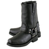 Xelement 2442 Women's Black Classic Full Grain Leather Harness Motorcycle Rider Boots - 6