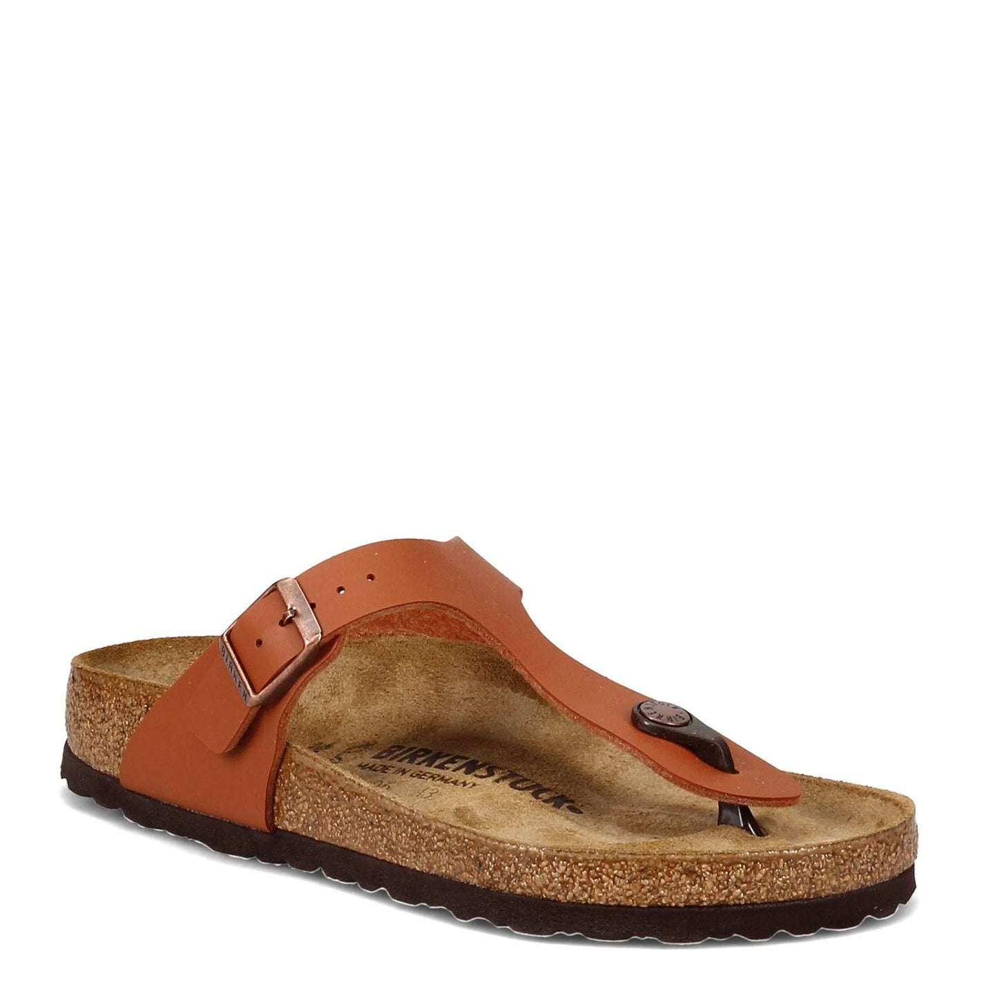 Birkenstock Gizeh Flip Flops Women White Flip Flops Shoes, Brown Mocca, 7 UK Men/ 8 UK Women