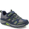 Merrell Boy's Trail Chaser Shoe, navy/green, 105 Wide US Little Kid