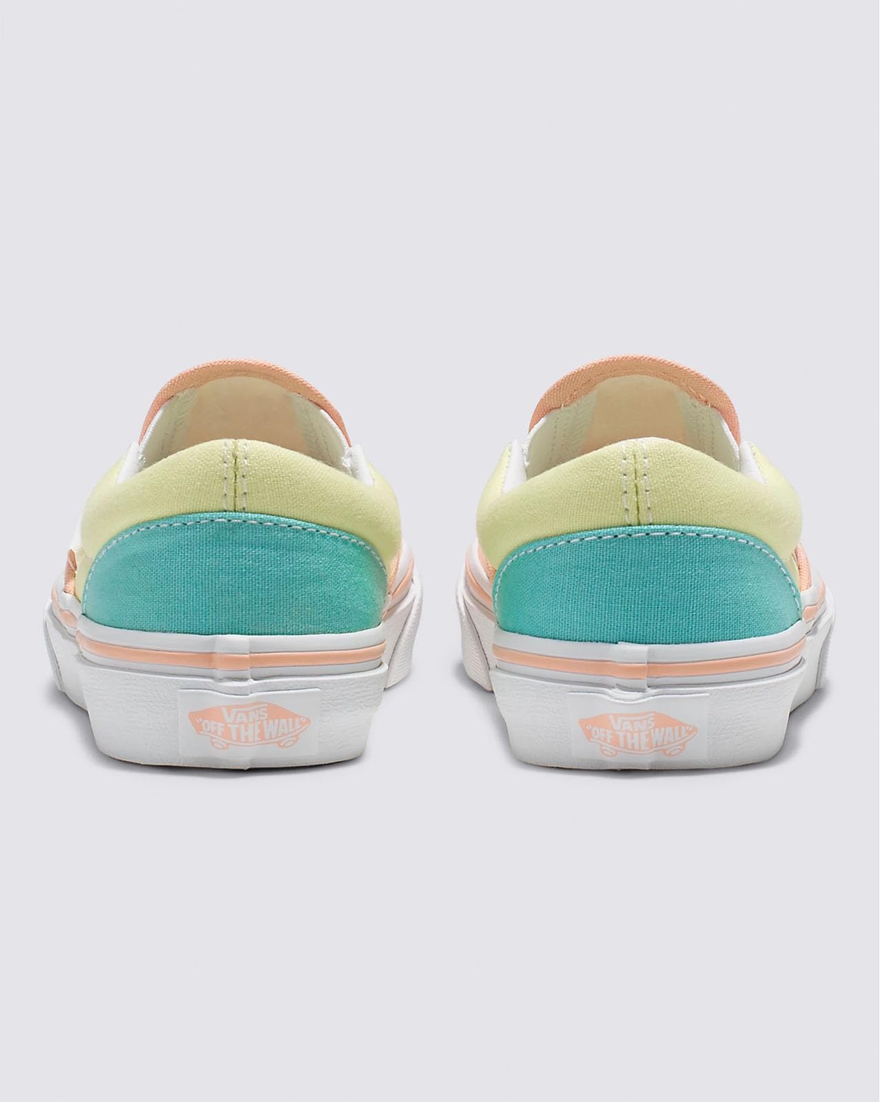 Vans - Kids Classic Slip-On Shoes, Color Multi/White, Size: 1 M US Little Kid