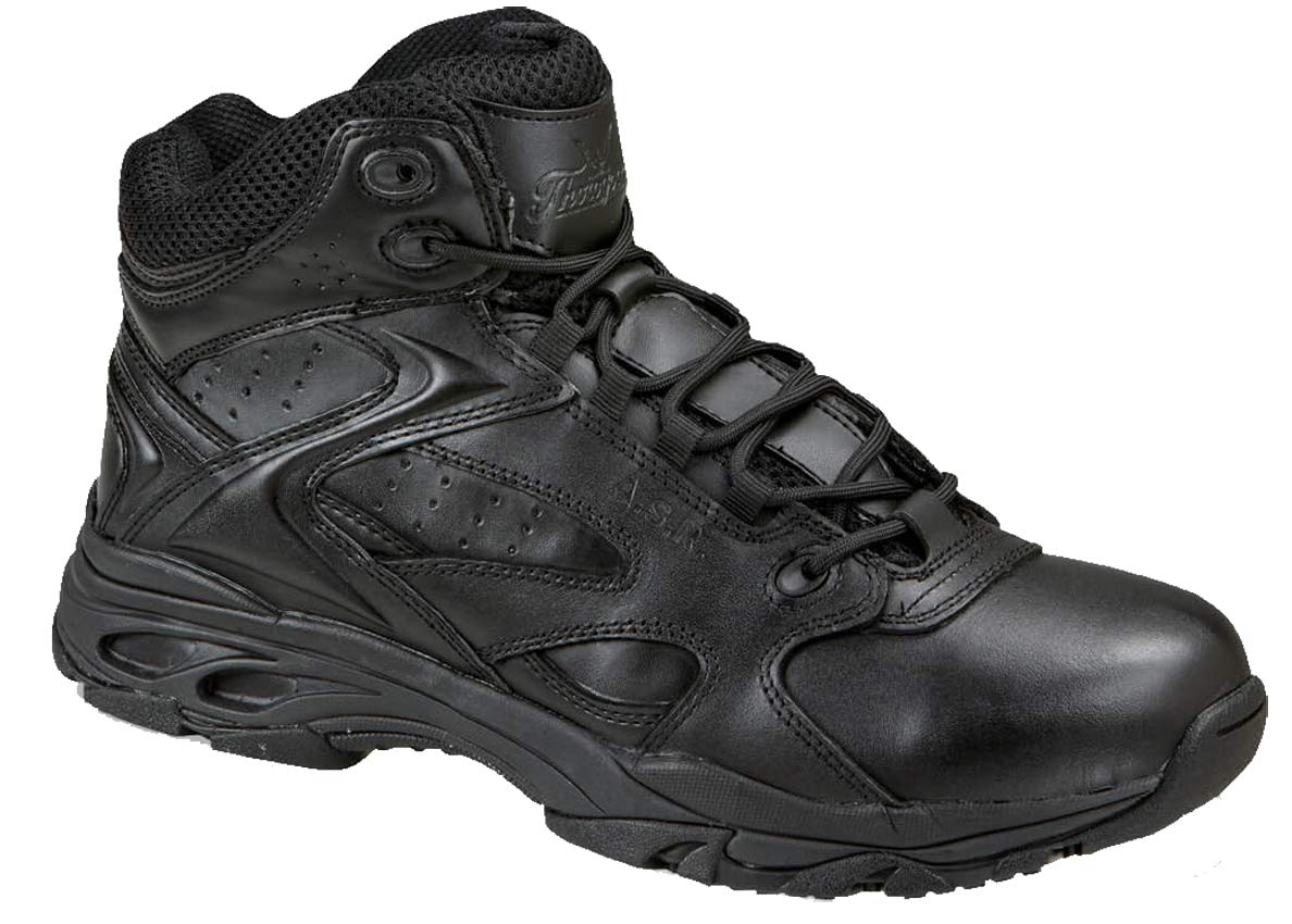 Thorogood ASR 6" Mid Cut Boot (Non-Safety) Black 6.5 E - Wide