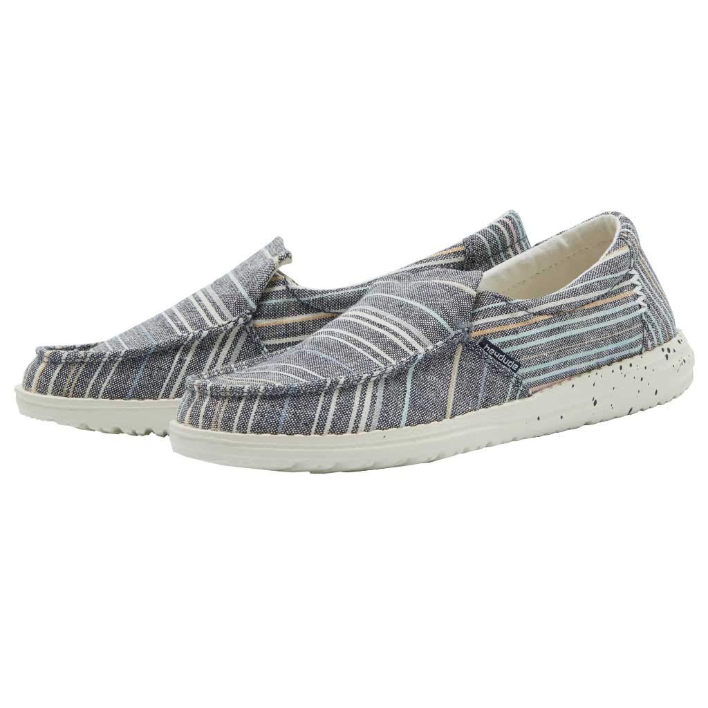 HEYDUDE Wendy Funk Surf Baja, Womens Shoes, Womens Slip-on Loafers, Comfortable & Light-Weight Green