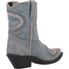 Laredo Women's Fancy Leather Western Boot Snip Toe Light Blue 11 M