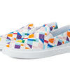 Cole Haan® Grandpro Rally Canvas Men’s Slip-On Sneakers – Man-Made Upper and Outsole – Printed Design Pride 8 D - Medium