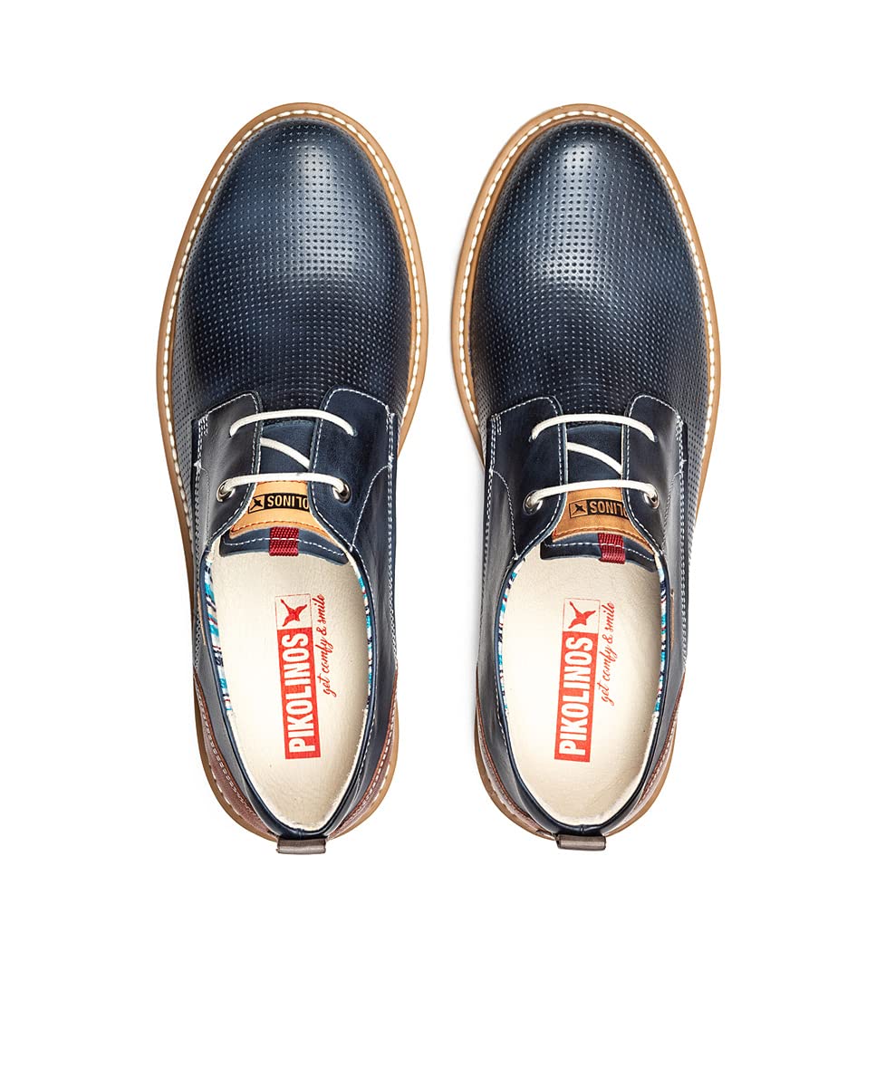 PIKOLINOS Lace-up Shoes/Lace-ups Leather Berna for Man Blue