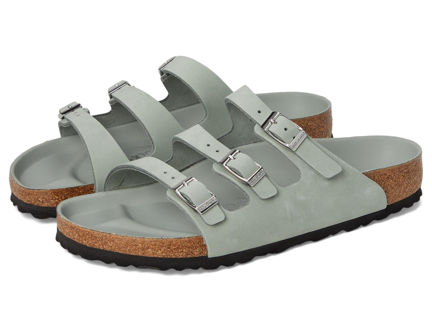 Birkenstock Women's Florida Sandals, Pure Sage, Green, 9-9.5 Narrow US