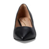 Cole Haan Women's Vandam Pump 45 mm Black Leather Waterproof 10.5 Medium