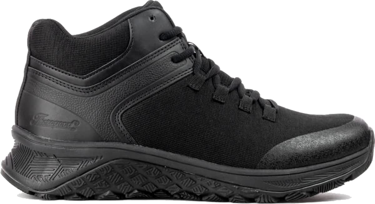 Thorogood T800 Series Non-Metallic Security Work Shoes for Men and Women - Durable Black Knit Upper with EVA Midsole and Slip-Resistant Rubber Outsole; Black - 9.5 W US