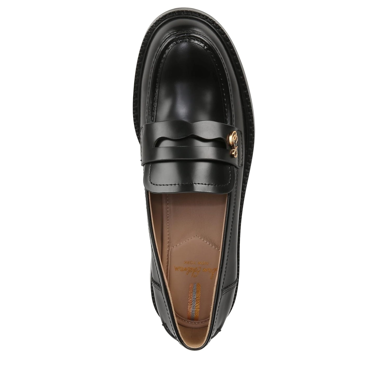 Sam Edelman Women's Colin Loafer, Black Leather, 5.5